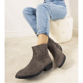 Harmaa Saucier lämpimät cowboysaappaat 1