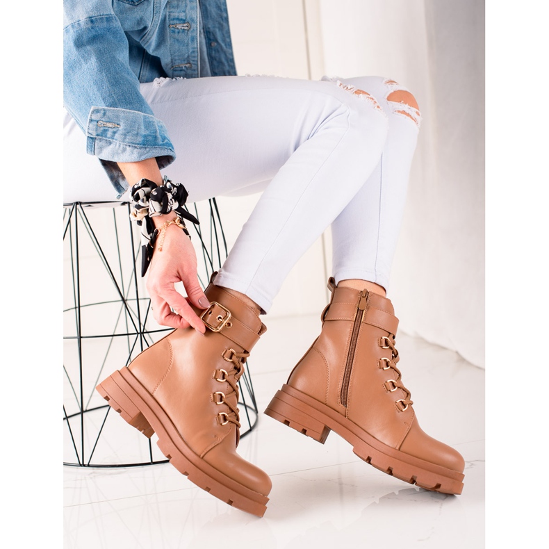 Sixth Sense Tyylikkäät Trappers soljella ruskea 1