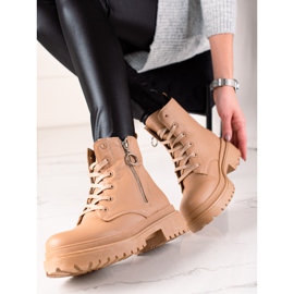 TRENDI Ruskeat ansoja vetoketjulla 1