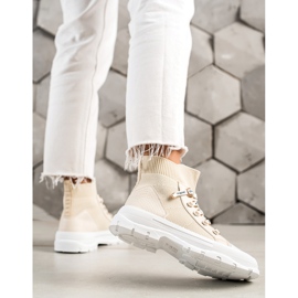 Goodin Muoti korkeat tennarit beige 1