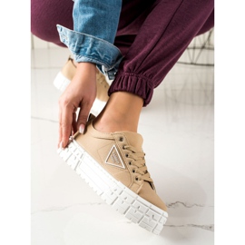 Goodin Ruskeat muotikengät beige 1