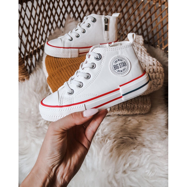 Lasten korkokengät Big Star II374004 Valkoinen ['valkoinen'] 2