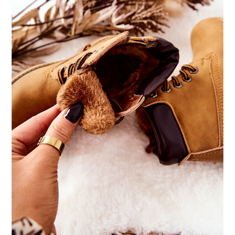 Lasten Trappers saappaat Camel Milos ruskea 1