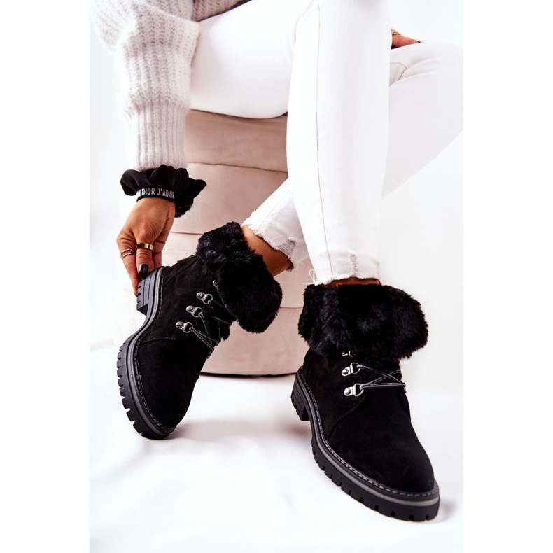 Mustat Nelby Mustat Lämpimät Saappaat 1