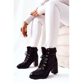 Lämpimät Saappaat Post Black Charmmisissa musta 2