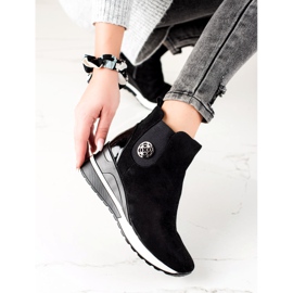 W. Potocki Saappaat Wedge Potockissa musta 2