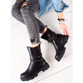 Gogo Lämpimät korkeat työntekijät musta 2