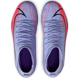 Nike Mercurial Superfly 8 Club Km Mg Jr DB0925 506 jalkapallokengät pinkki, violetti violetti 1