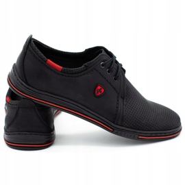 Polbut Miesten nahkakengät 343P, kesä, musta 1