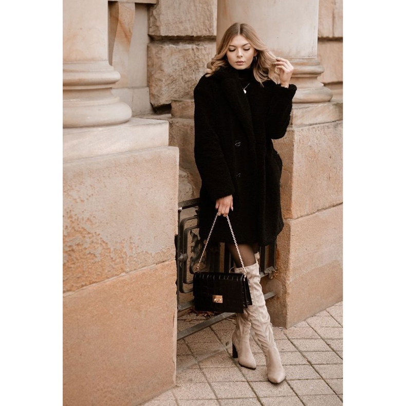 Vinceza Naisten saappaat kantapäässä Mokkanahka Beige Monleek 1