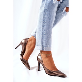 Stiletos in Spitz Monnari 0390-M22 hopea monivärinen 2