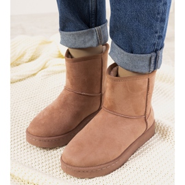 Vaaleanpunaiset Lucillan turkislumisaappaat vaaleanpunainen 1