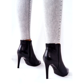 Naisten saappaat korkokenkiä Sergio Leone BT501 musta 1