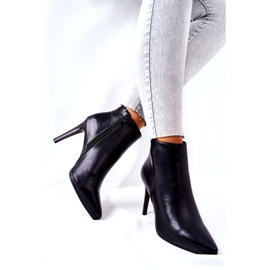 Naisten saappaat korkokenkiä Sergio Leone BT501 musta 2