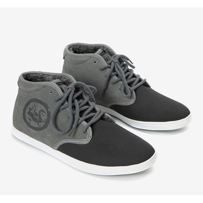 Harmaa miesten urheilukengät Raoul lenkkarit 1