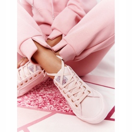 Big Star Naisten Eco-Nahka Lenkkarit Cross Farkut HH2R4004C Vaaleanpunainen 5