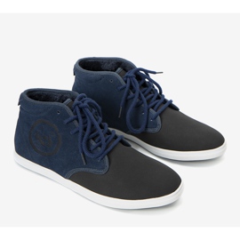 Tummansiniset miesten urheilukengät Raoul lenkkarit laivastonsininen 1