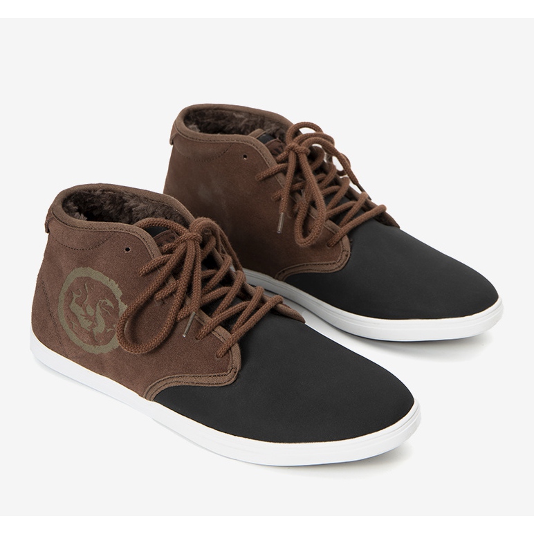 Ruskeat miesten urheilukengät Raoul lenkkarit 1