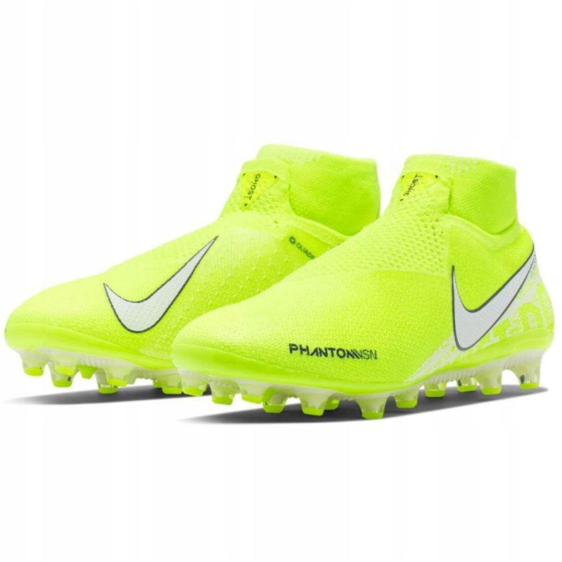 Nike Phantom Vsn Elite Df Ag Pro M AO3261-717 jalkapallokengät keltainen 3
