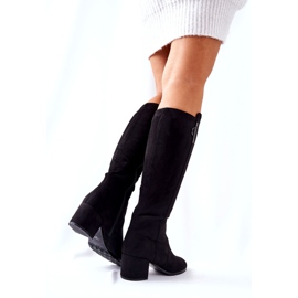 PG1 Mokkasaappaat vetoketjulla Musta Magnizio 5