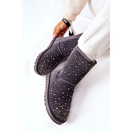 Lämmin Mukluki Jets Grey Mariellan kanssa hopea 1