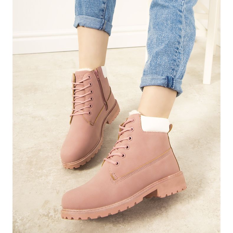 Vaaleanpunaiset Gigliola-eristetyt naisten vaelluskengät vaaleanpunainen 1