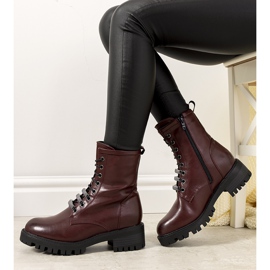 Kastanjanruskeat eristetyt Valdez-saappaat claret 1