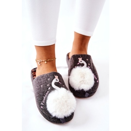 Lämpimät tossut Grey Reyn joutsen harmaa 1