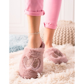 Evento Tossut sydämellä vaaleanpunainen kultainen 1