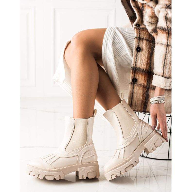 Seastar Beiget slip-on saappaat 2