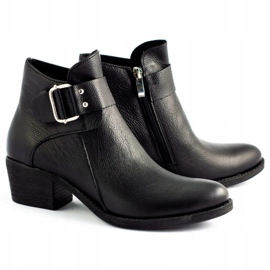 Olivier Musta kasvojen nahka saappaat 2