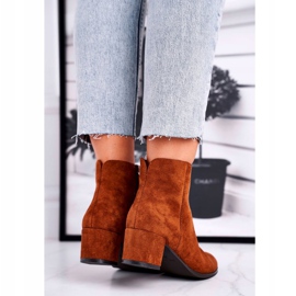 Naisten saappaat Sergio Leone Camel BT528 ruskea 3