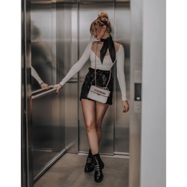 PE1 Mustat Lilinth lämpimät nahkasaappaat 1