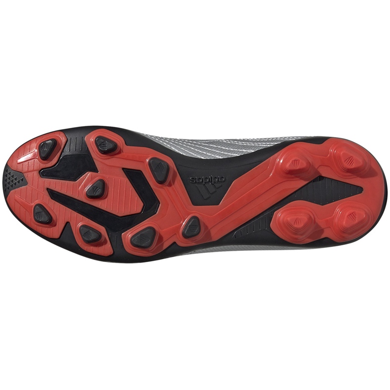 Adidas Predator 19.4 FxG Jr G25822 jalkapallokengät hopea 6