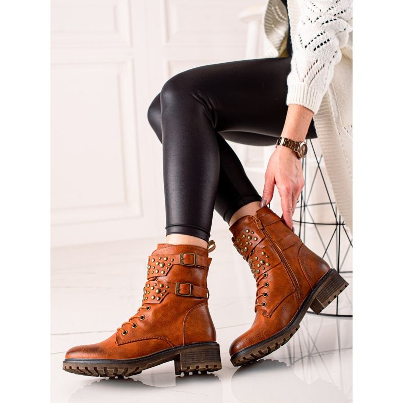 Super Mode Kamelin nauhakengät ruskea 1