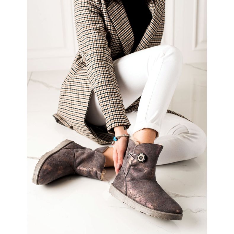 Evento Mukluki Glitterillä ruskea 1