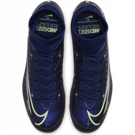 Nike Mercurial Superfly 7 Academy Mds Tf M BQ5435 401 jalkapallokengät tummansininen 1