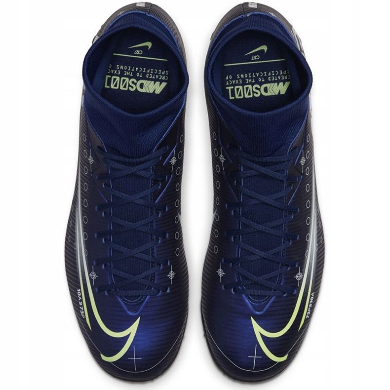 Nike Mercurial Superfly 7 Academy Mds Tf M BQ5435 401 jalkapallokengät tummansininen 1