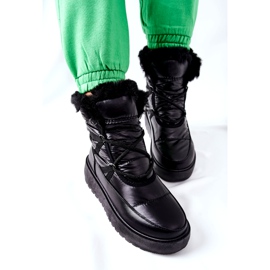 S.Barski Mustat Gordian naisten mustat lämpimät lumisaappaat 3