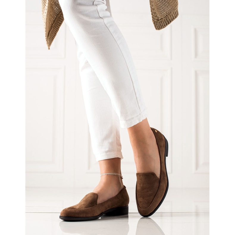 M.Daszyński Tyylikkäät mokkanahkat ruskea 2