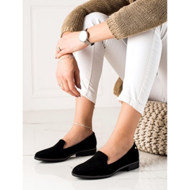 M.Daszyński Tyylikkäät mokkanahkat musta 1