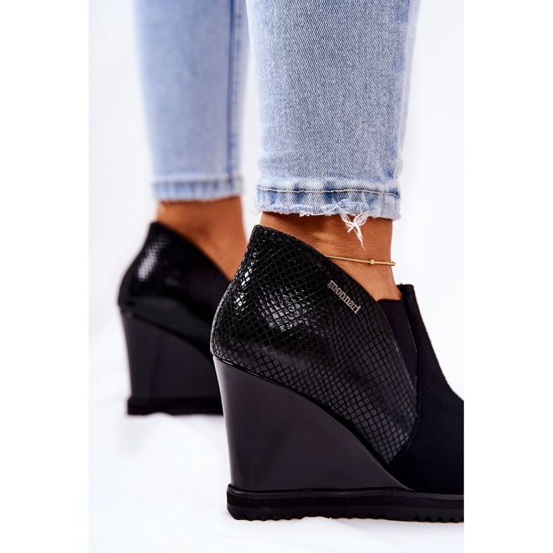 Saappaat Wedge Animal Pattern Monnari 0990-020 Musta 2