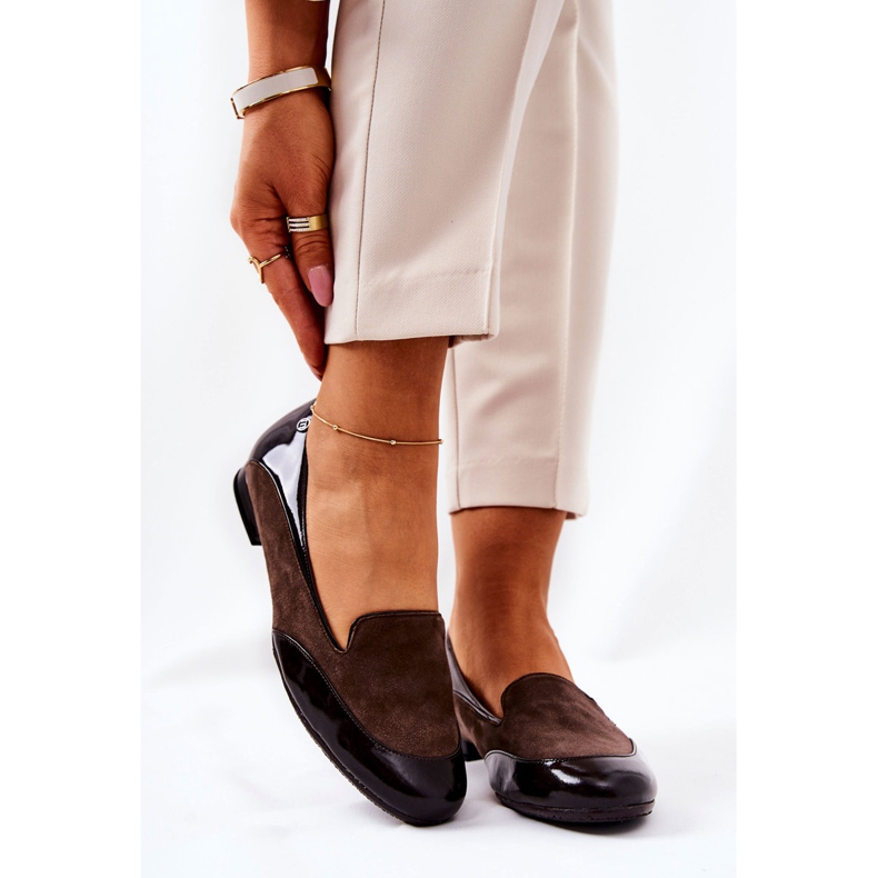 BM Nahkainen Monnari Ballerinat 0920-017 Ruskea 1