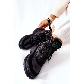 PS1 Naisten lumisaappaat vetoketjulla Musta Marcia 1