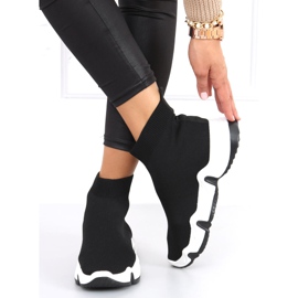 Nova Black sukat korkeat sukat musta 1