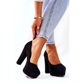 WS1 Mokkanahkapumput mustalla Bemiso-alustalla 2