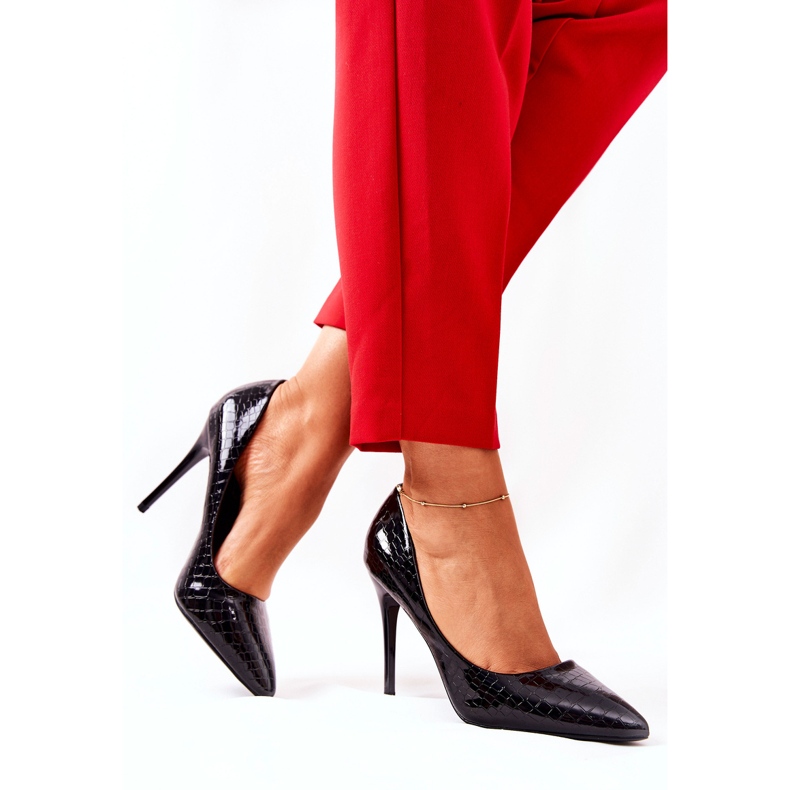 Mustat Tissoria Snake Pattern -neulat 1