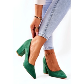 WS1 Pumps On A Pole mokkanahka vihreä Florena 2