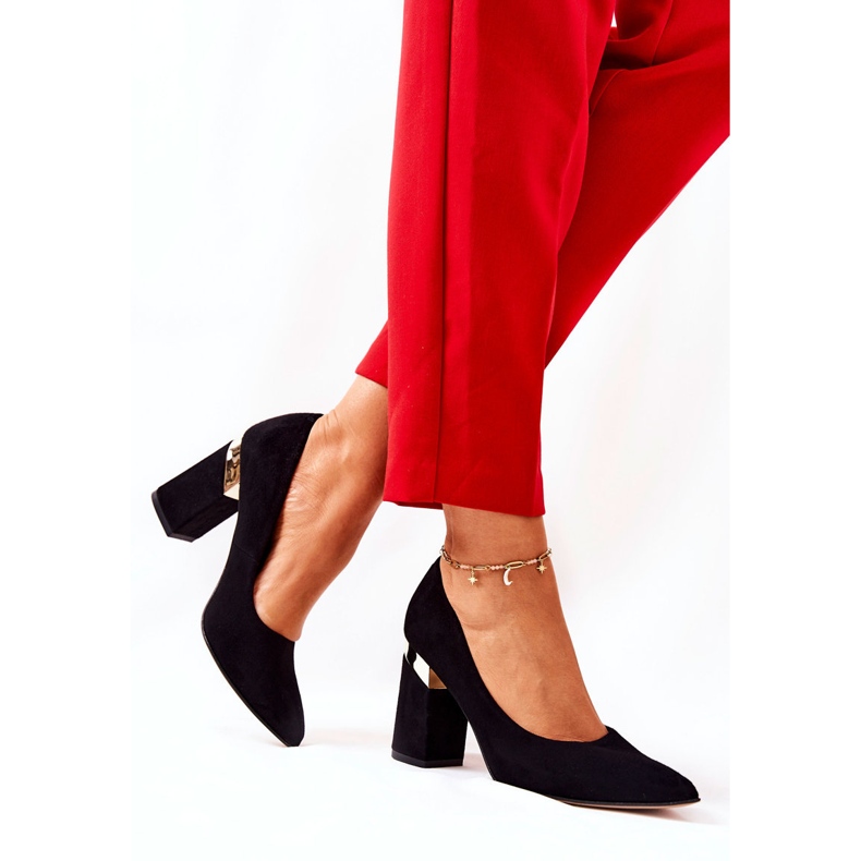 Lewski Shoes Suede Pumps Lewski 3117 musta 2