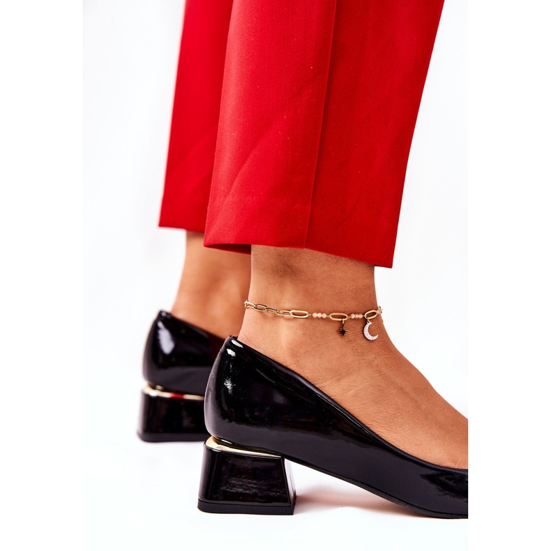 Lewski Shoes Lakatut nahkapumput Lewski 3118 musta 1